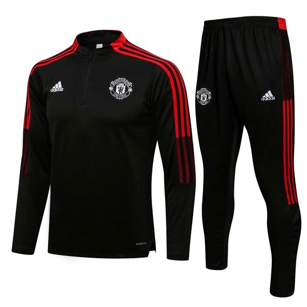 Sweatshirts Manchester United 2022 Schwarz Rote